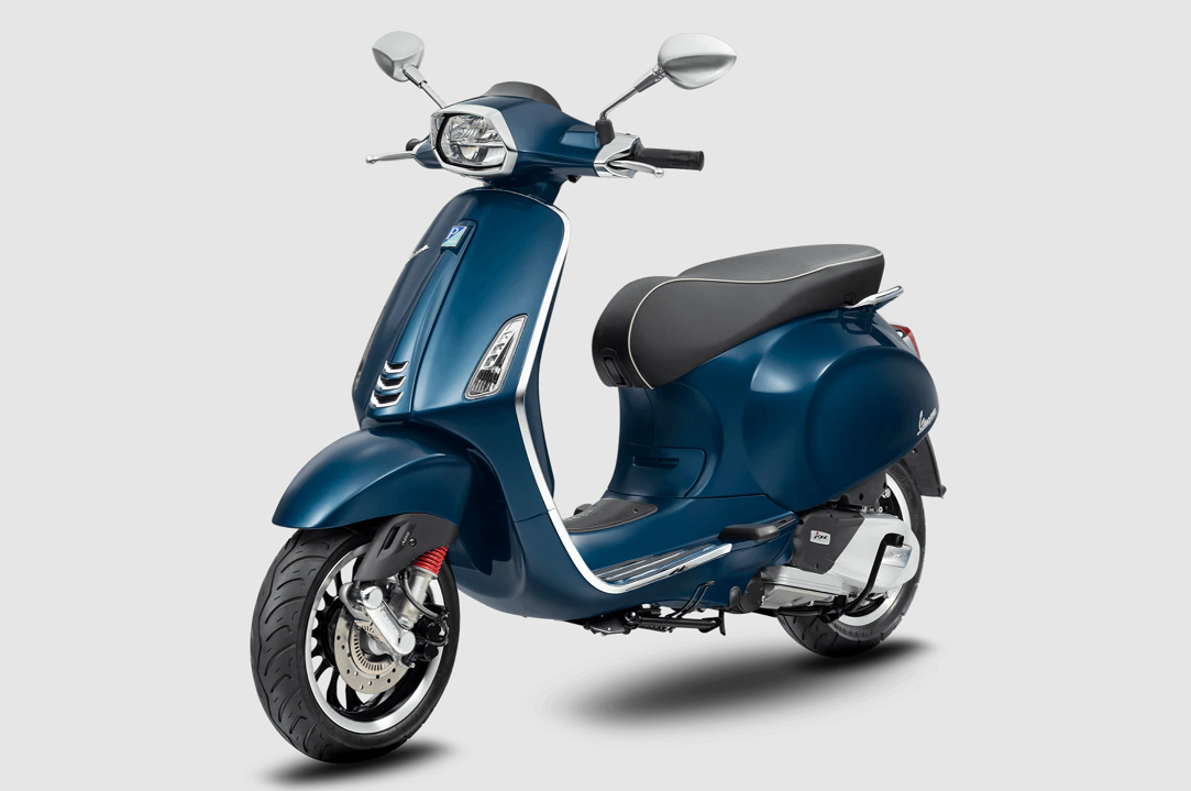 Có nên mua xe Vespa màu xanh dương? Giá xe Vespa màu xanh dương